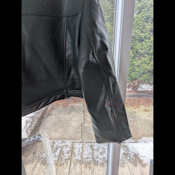 Lioness Dark Green Leather Jacket - Picture 6 of 10